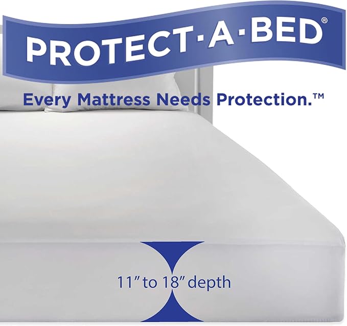 Arctic Chill Mattress Protector, Protect-A-Bed, Waterproof, 5-Sided, Twin-XL