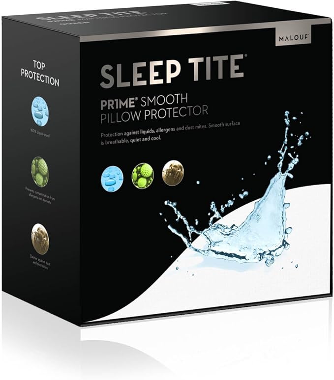 Sleep TITE PR1ME Smooth 100% Waterproof Mattress Protector with 15-Year Warranty - Full Size