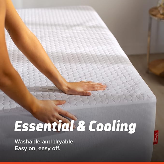 Layla Mattress Protector, Liquid Proof Mattress Pad Barrier | Breathable Waterproof Bed Encasement that Sleeps Cool | 3 Models for a Custom Sleep Experience | Size King - Essential Protector
