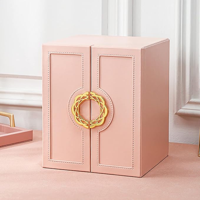 Cute Jewelry Box for Women teen Girls Jewelry Organizer Large Jewelry Organizers and Storage Faux Leather Jewelry Storage Jewlery Box Jewellery Box Joyeros Organizador De Mujer - Image 2