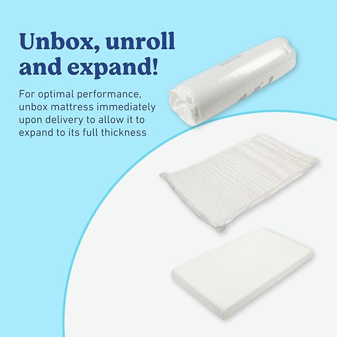 Graco Premium Crib & Toddler Mattress – GREENGUARD Gold Certified, Machine Washable Oeko-TEX Standard 100 Certified Cover with Waterproof Surface, Fits Any Standard Full Size Baby Crib & Toddler Bed