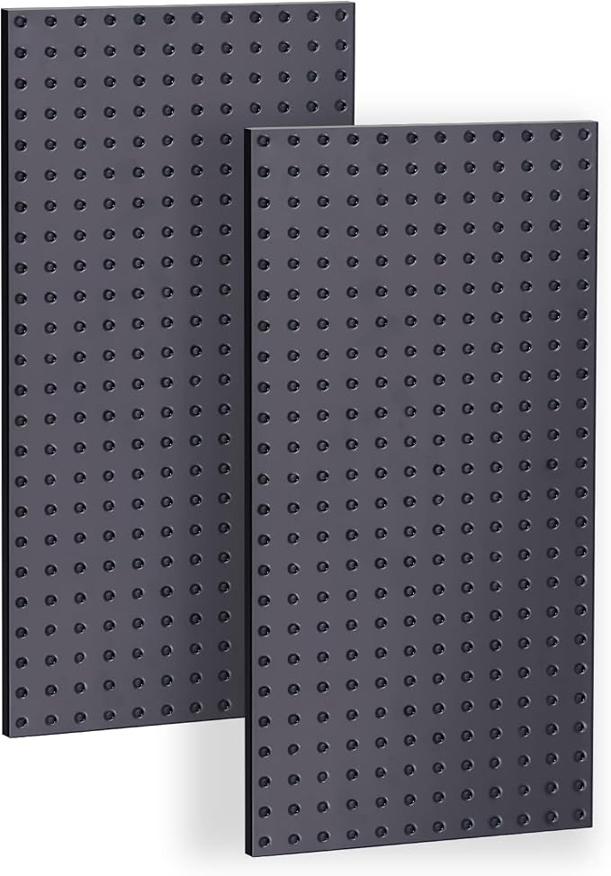 Ultrawall 2 Pcs Metal Pegboard Wall Panels, Peg Boards for Garage Tool Storage by UltrawallGarageToolsOrganizer