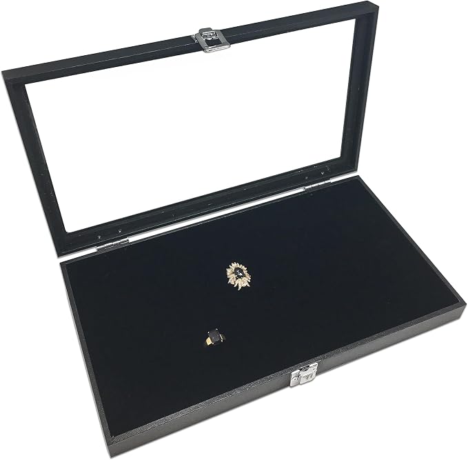 TheDisplayGuys For Your Modern Living 2-Pack 72-Ring Holders Velvet Foam Padding Jewelry Inserts - Tray/Case Liners - Retail Display, Storage (Black) by The Display Guys - Image 4