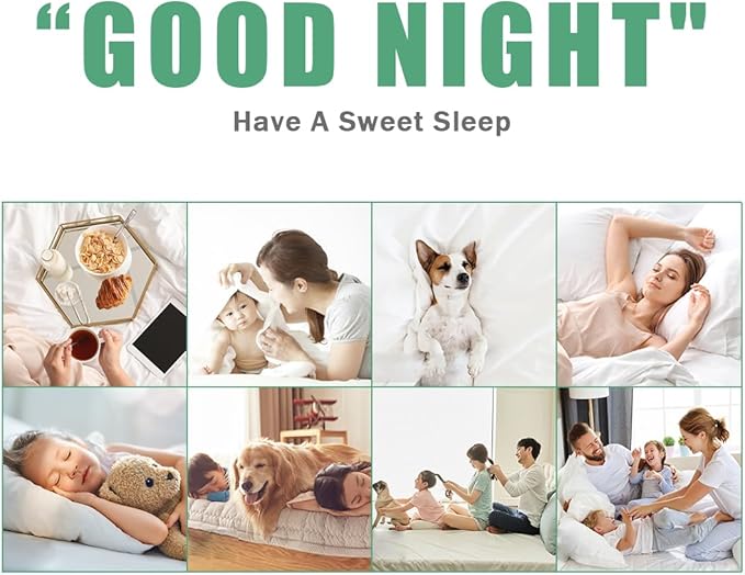 Full Size Waterproof Mattress Cover, Premium Terry Top Mattress Cover, Breathable, Noiseless, Cooing & Machine-Washable Bed Cover with 21" Deep Pocket