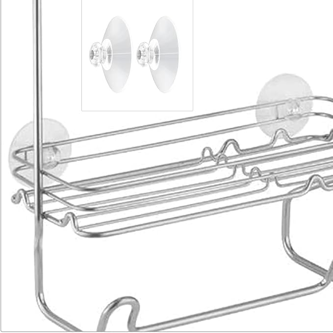 Shower Caddy Connectors Suction Cups for Bathroom, 2 Inch PVC Plastic Heavy Strength Large Clear Sucker Without Hooks, Replacement Suction Cups Compatible with iDesign (6 PCS) - Image 5