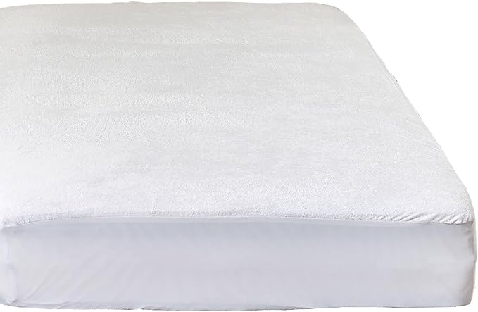 Waterproof RV Bunk Mattress Protector for 30 x 75 Narrow Twin Bed or Camper Mattress Soft Quiet Bamboo Viscose Terry Fitted Cot Size Matress Cover