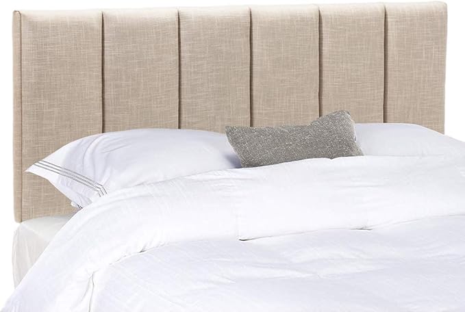 Yongchuang Upholstered Queen Headboard Only, Modern Linen Head Board for Queen Size Bed Adjustable Height Headboards Oatmeal