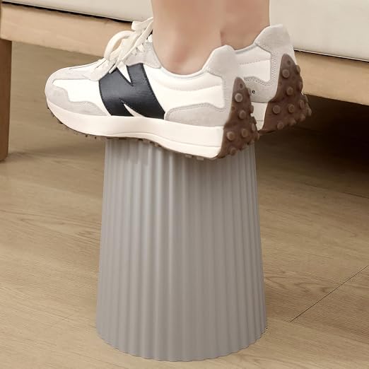 JiatuA Small Trash Can Plastic Wastebasket Round Garbage Container Bin for Bathroom, Kitchen, Bedroom, Home Office, College Dorm, Grey 2 Pack - Image 4