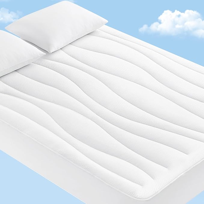 Elegear Cooling Mattress Pad Twin, Upgraded Arc-Chill® 3.0 + PCM Cooling, Stay Cool All Night, Breathable & Soft, Deep Pocket 18", Washable Mattress Protector for Hot Sleepers, White
