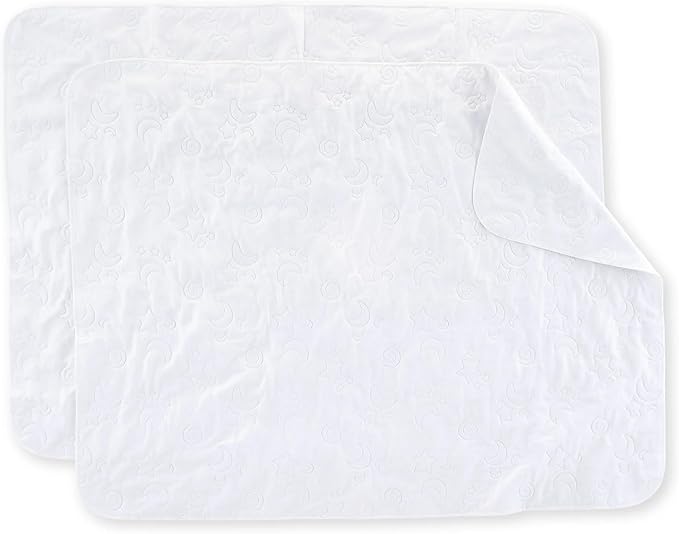 Reversible Fleece Multi-Use Pads 2 Count - Waterproof Bed Pads, Incontinence Bed Pads, Reusable Pee Pads for Kids, Bed Wetting Pads, Soft Mattress Protector Pads.