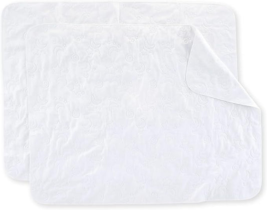 Reversible Fleece Multi-Use Pads 2 Count - Waterproof Bed Pads, Incontinence Bed Pads, Reusable Pee Pads for Kids, Bed Wetting Pads, Soft Mattress Protector Pads.
