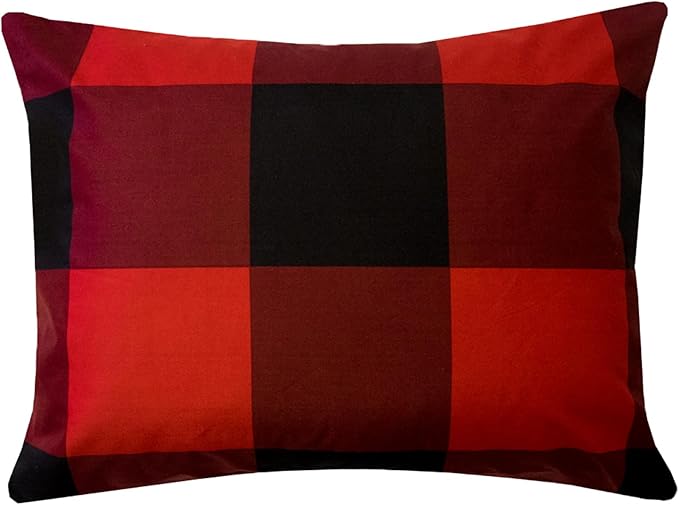 Twin XL Comforter Set with Sheets - 5-Piece Bedding Collection - 1 Comforter, 1 Fitted Sheet, 1 Flat, 2 Pillowcases - Deep Pocket - Soft & Premium Quality - All Seasons, Buffalo Plaid Burgundy/Black