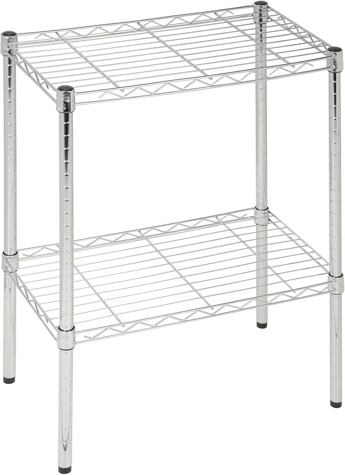 Honey-Can-Do 14x24x24 Shelving Unit CRM SHF-09374 Chrome, 500 lbs - Image 4