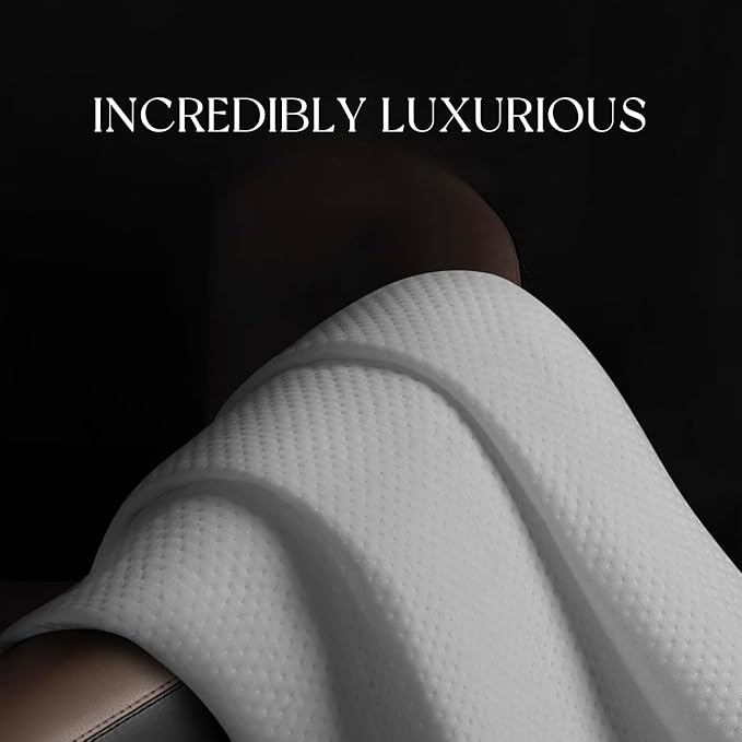 King Mattress Protector Tencel Luxury 100% Waterproof Mattress Protector,Silky Soft & Breathable,Noiseless Cooling Mattress Pad Cover Fitted 18" Deep Pocket(White,78.1"x80.1")