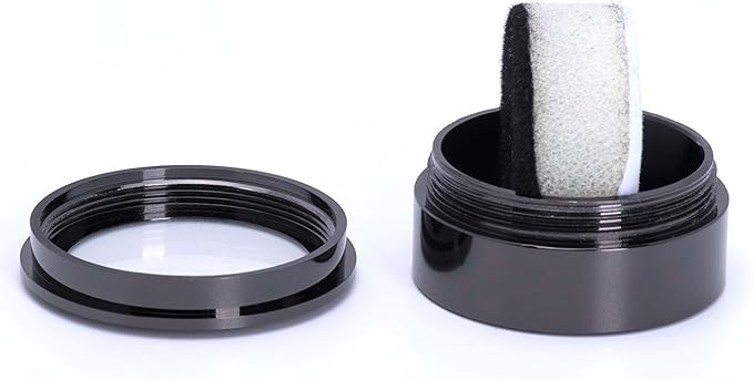 Small Loose Diamond or Gemstone Display Box Case Holder Show Container Metal (Black- 1.3x0.5) - Image 3