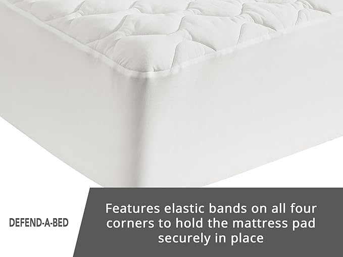 Defend-A-Bed Deluxe Quilted Waterproof Mattress Protector, Twin XL