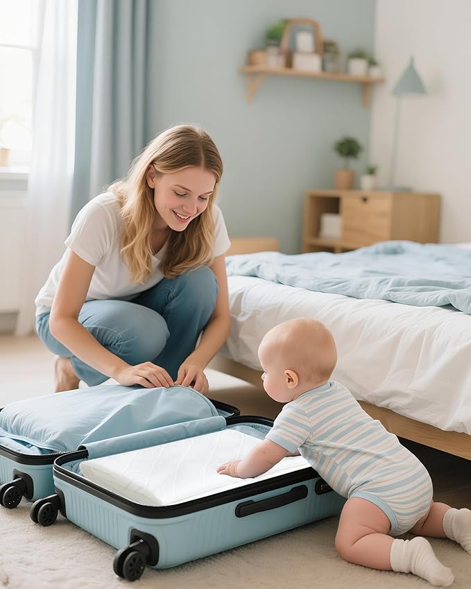 Viscose Derived from Bamboo Crib Mattress Protector, 100% Waterproof, Oeko-TEX Certified Baby Mattress Cover, for Standard Crib & Toddler Bed, Machine Washable & Dryer-Friendly, 52” x 28”