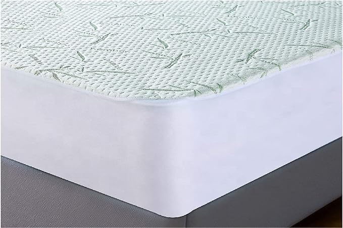 Home Sweet Home Hypoallergenic Viscose Made from Bamboo Waterproof Mattress Pad - Breathable Deep Fitted Mattress Protector (Twin)