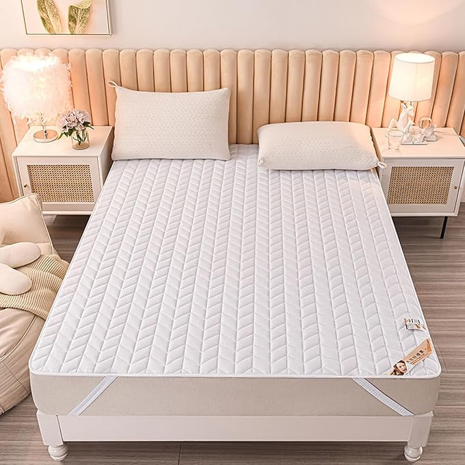 White,90 * 200cm(Twin),LDLCYCN Thin Mattress Protector Pad with Elastic Straps Japanese Floor Mattress Cover Foldable Futon Mattress Topper Protector Camping Mat for Student Dormitorie
