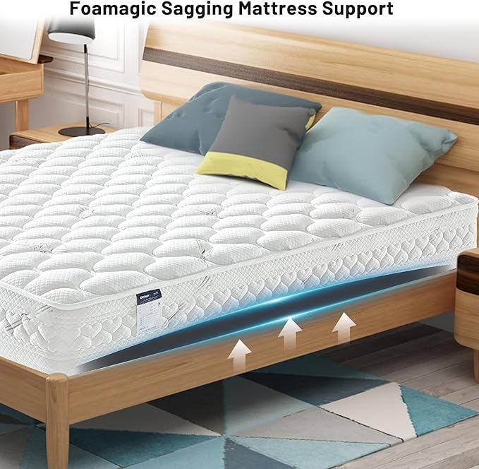 Sagging Mattress Support, Under Mattress Board to Fix Sinking Bed, 40D High-Density for Sagging Bed Repair, Firm Support Corrector Pad for Queen King Twin XL, 60x36x2 Inches, Pack of 1
