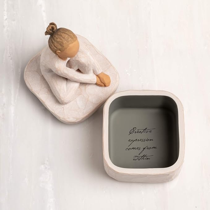 Willow Tree The Dancer Keepsake Box, Sculpted Hand-Painted Keepsake Box - Image 4