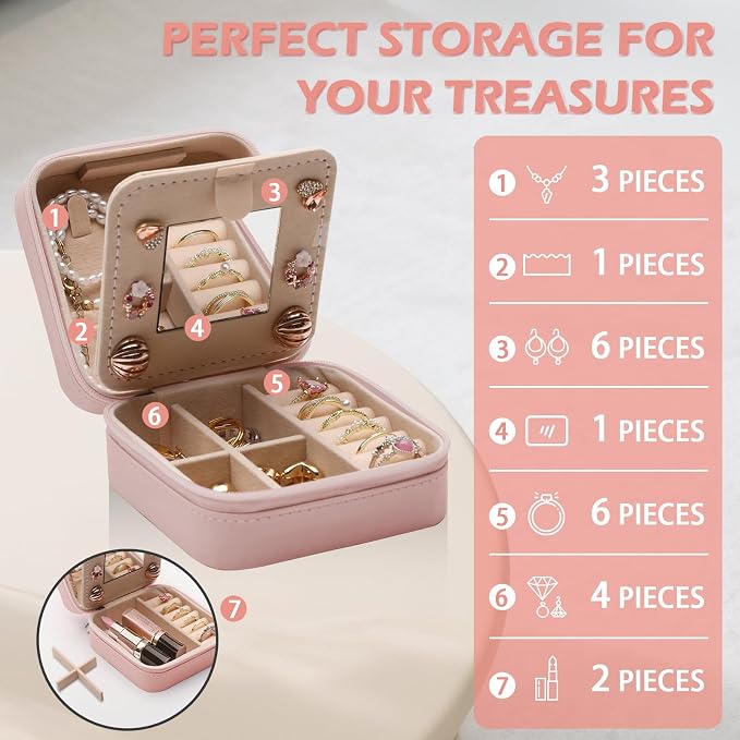 GAOLZIUY Christian Gifts for Women Girls, Inspirational Religious Birthday Gifts Butterfly Travel Jewelry Box, Spiritual Catholic Faith Prayer Gift for Friends, Mom, Sister - Image 3