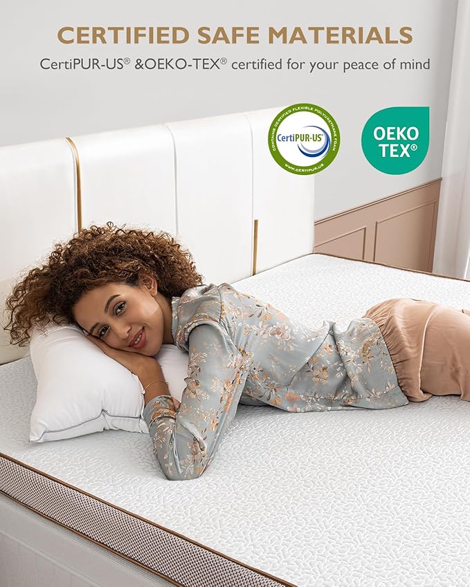 BedStory 3 Inch Mattress Topper Full Size - Gel Memory Foam Bed Toppers with Breathable Removable Cover, CertiPUR-US Certified Comfort