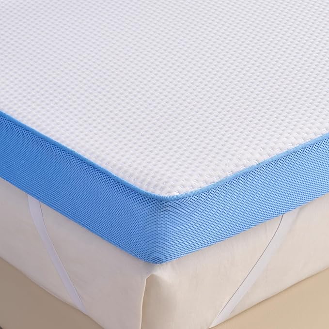 Extra Firm Mattress Topper Full Size, 3 Inch Firm High Density Memory Foam Bed Topper for Back Pain Relief, Gel Bamboo Charcoal Infused Cooling Mattress, CertiPUR-US Certified, Washable Cover