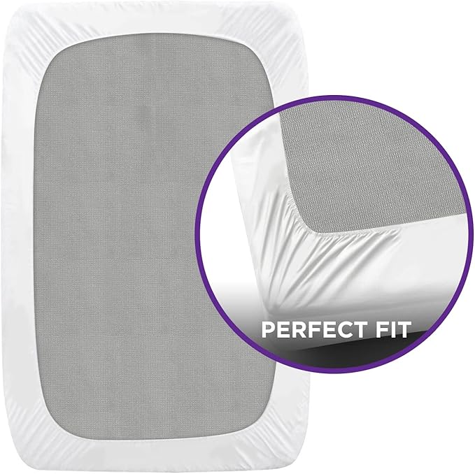 BLISSFORD Plastic Mattress Protector - Heavy Duty, Fitted Vinyl - Cot Cover for Bedwetting Adult, Child or Pet, 100% Waterproof Fitted Sheet Style Plastic Mattress Cover - 30" x 75"