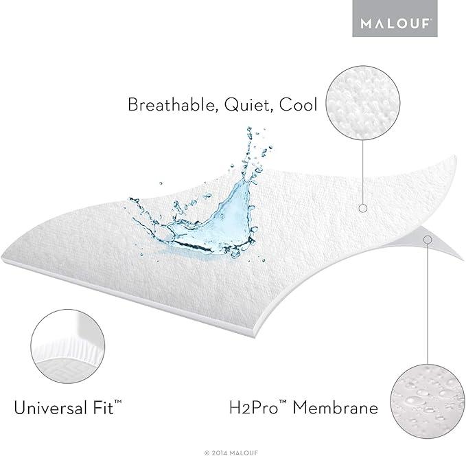 SLEEP TITE non-staining 99.99% Waterproof Mattress Protector - 15-Year U.S. Warranty - Vinyl less - Crib