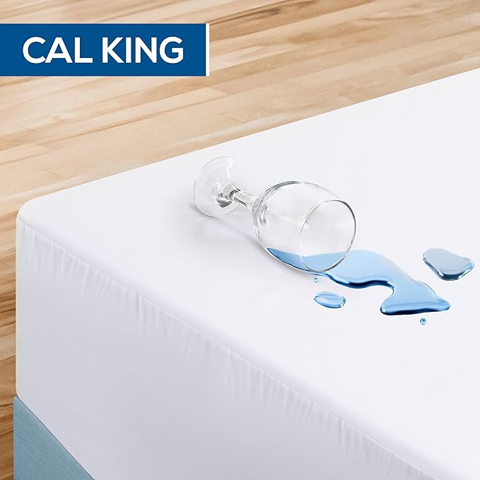 Utopia Bedding Premium Waterproof Bed Bug Mattress Cover, California King Zippered Mattress Protector, 12 Inches Deep, Dust Mite Proof 6-Sided Mattress Encasement for Bed