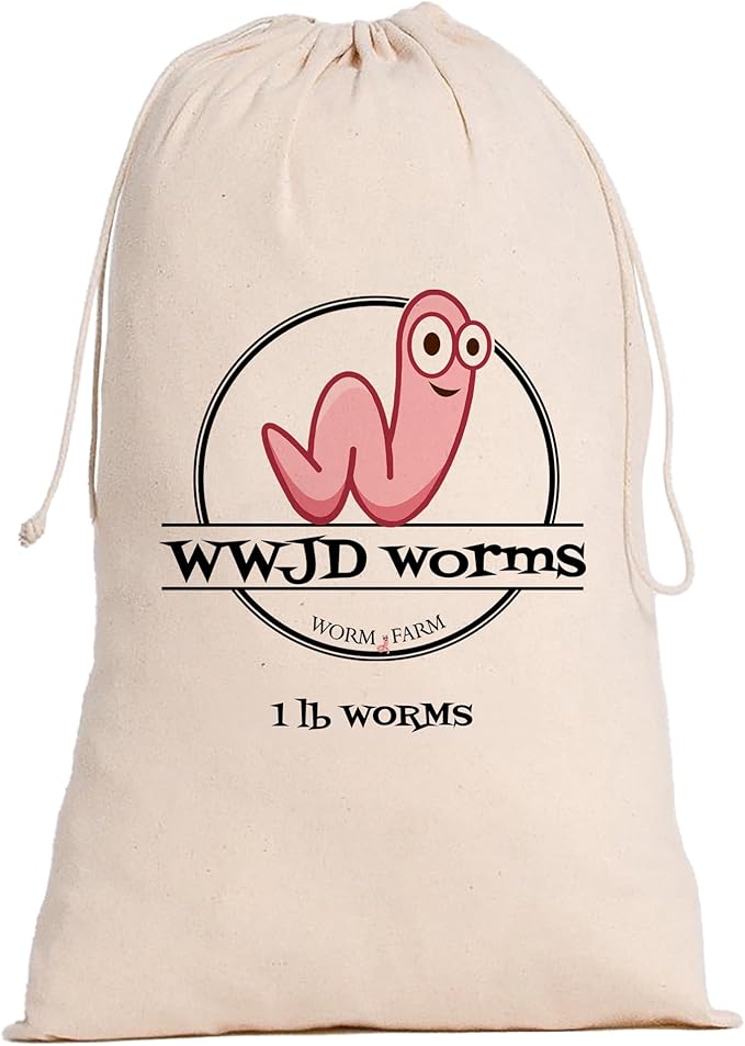 Red Wigglers Composting Worms - 1lb Red Worms for Composting - Use on Worm Castings for Plants, Garden, Worm Farm & Compost Starter, Easy to Manage by WWJDWorms