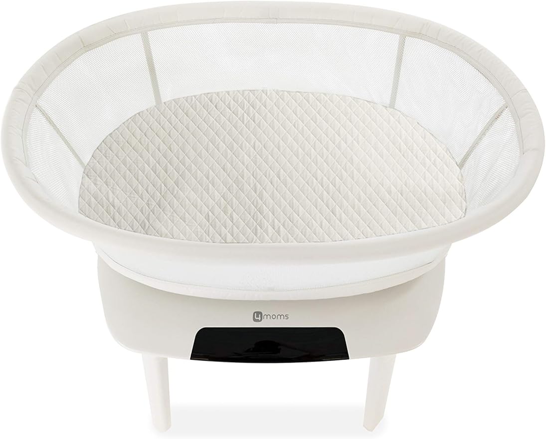 4moms mamaRoo Sleep Bassinet Waterproof Mattress Cover, White