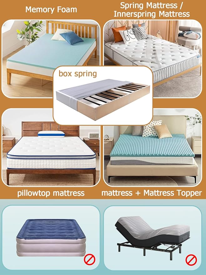Bedecor Zippered Twin XL Mattress Protector Cover for 14"-15" Depth Mattress,Fully Encased Liquid Proof Urine Pee Protection Breathable Smooth Incontinence Pet Baby Potty Training