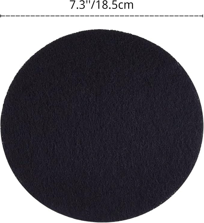 Perfnique Compost Bin Charcoal Filters, 12 Pack Filter Replacement for Compost Bucket, Kitchen Compost Bin Countertop Filters, Longer Lasting Activated Carbon Filters for Kitchen Pail Composter - Image 4