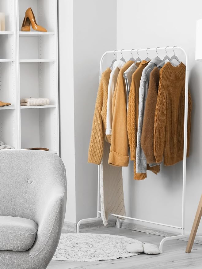 SMARTOR Plastic Hangers 100Pack, Heavy Duty Clothes Hanger Gray - Non-Velvet Thin Hangers with 360°Swivel Hook | Slim Hanger Plastic - Space Saving Hangars, Perchas para Colgar Ropa - Image 5