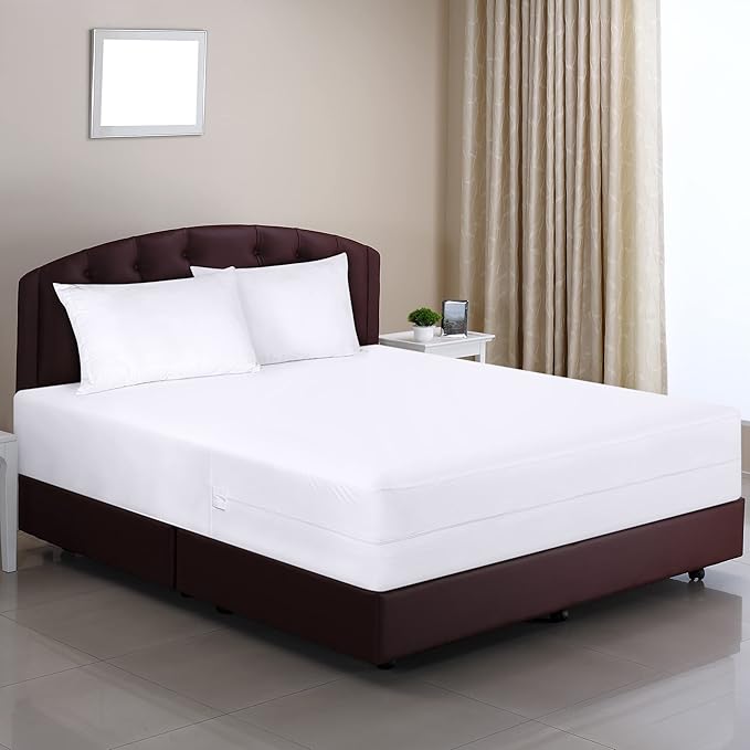 Utopia Bedding Premium Waterproof Bed Bug Mattress Cover, Full Zippered Mattress Protector, 8 Inches Deep, Dust Mite Proof 6-Sided Mattress Encasement for Bed