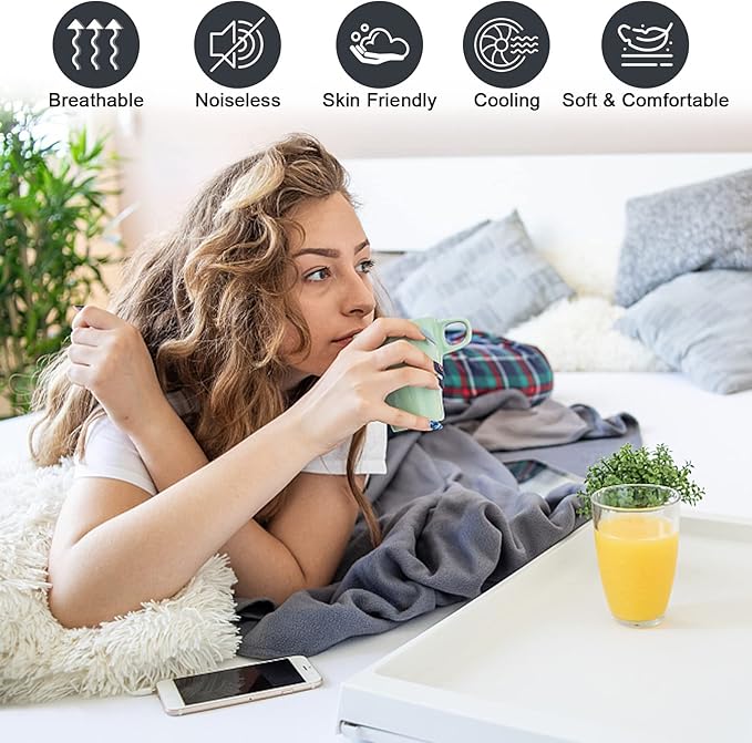 Twin Mattress Protector Waterproof, Fitted Sheet Style Breathable Mattress Cover with Deep Pocket Fits Up to 18'', Noiseless Bed Cover for Kids Adults, Machine Washable (Light Gray, 39'' X 75'')