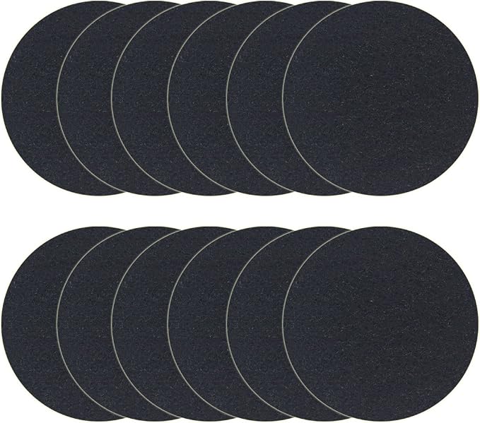 6.7inch Charcoal Filters for Kitchen Compost Bin Pail Replacement Filter Countertop Home Bucket Refill Sets, Round by Beacozofu