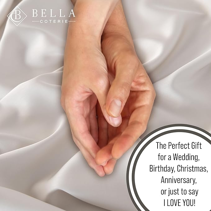 Bella Coterie Luxury Bamboo Viscose Full Size Sheet Set | 100% Organically Grown | Ultra Soft | Cooling for Hot Sleepers | 18" Deep Pocket [Vanilla Cream]
