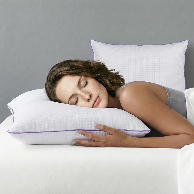 Queen Size Pillow – Bed Pillow for Sleeping, Down Alternative Pillow, Soft Yet Supportive, Maintains Loft, Hotel Quality, Machine Washable