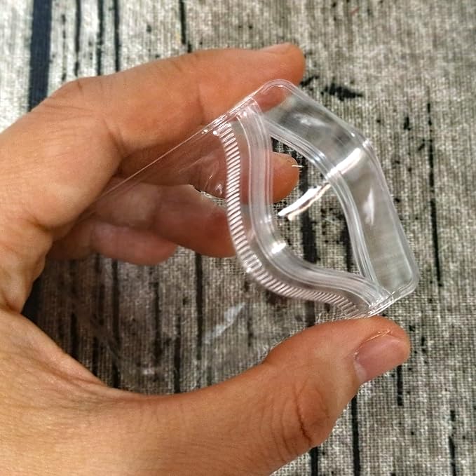 Jewelry Pouch Clear Self Seal Plastic Zipper Bags for Earrings Rings Packing Storage Transparent PVC Lock Pouches, Pack of 80 - Image 6