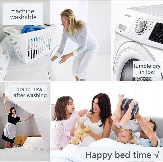 EASELAND King Size Down Alternative Comforter - Quilted Duvet Insert for All Seasons, Soft Lightweight with Corner Tabs, Summer Winter Warm Bedding, Pink 90x102 Inches