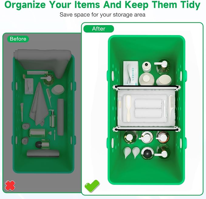 2PCS Divider Tray for Bogg Bags - Organize & Divide Space with Bogg Bag Accessories Inserts (Black) - Image 5