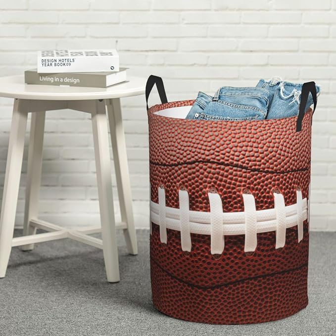 Laundry Basket Room Decor,Round Laundry Hamper Waterproof Dirty Clothes Hamper Collapsible Laundry Baskets With Handles,Toy/Clothes Storage Basket For Home Dorm Bathroom Decor - Image 7