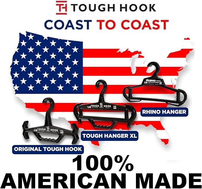 Original Xtreme KRYSTAL Translucent Heavy Duty Clear Hangers | American Made |Anti-Slip Tactical Hanger for Police Gear,Scuba Gear & Dive BCD,ABS Resin 200-lb Capacity Wetsuit Hanger Tough Hook-1 Pack - Image 6