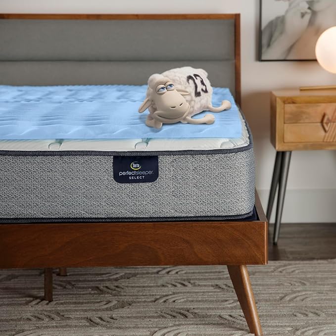 Serta Comfort Zone Cooling Memory Foam Mattress Topper, 1.5 Inch, Twin