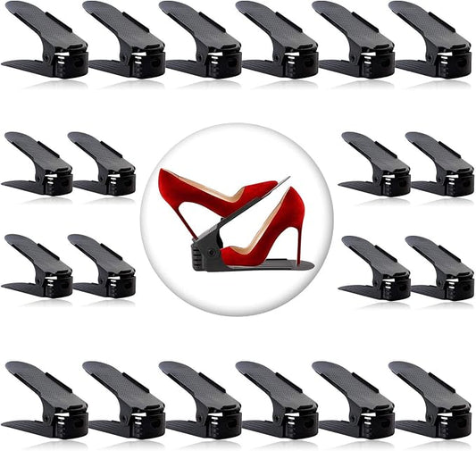 Neprock Shoe Rack Shoe Organizer Space-Saving Storage Shoe Organizer for Closet,Shoe Stacker Shoe Slots Space Saver Double Stack Shoe Holder Homeries by Neprock