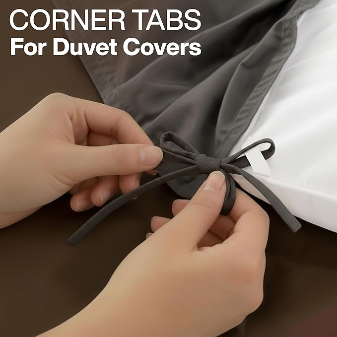 Utopia Bedding Comforter Duvet Insert, Quilted Comforter with Corner Tabs, Box Stitched Down Alternative Comforters Queen Size (White, Pack of 2)