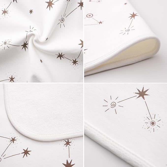 Baby Waterproof Bed Pad Washable Reusable 31"x40" Large Toddler Mattress Protector Incontinence Pads Sheet Cover Underpads for Kids Constellation